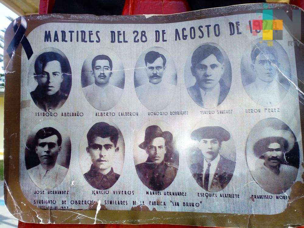 Conmemoran el 95 aniversario de los Mártires del 28 de agosto