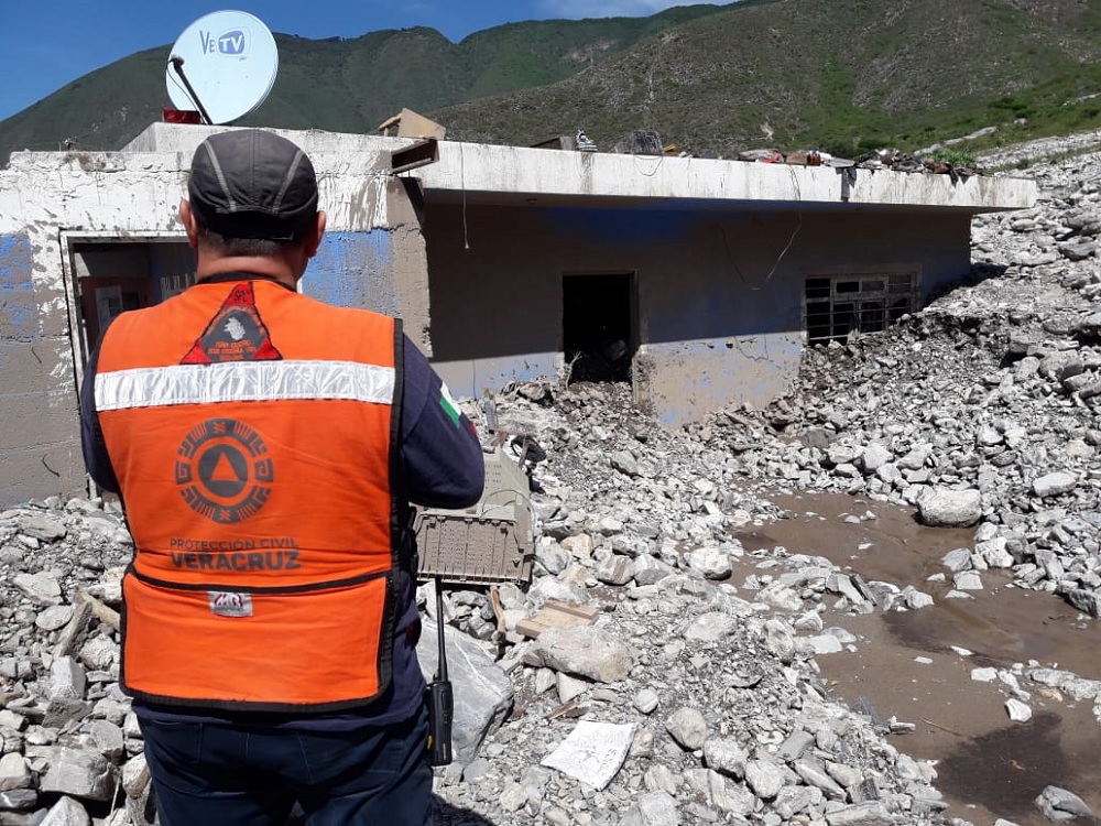 Gobierno de Veracruz gestiona las declaratorias y apoyos para los afectados de barrancada y sequías