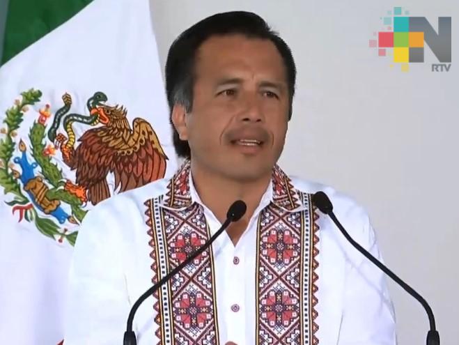 Agradece el gobernador Cuitláhuac García al presidente, el apoyo para resolver el caso «Caballo Blanco» en Coatzacoalcos