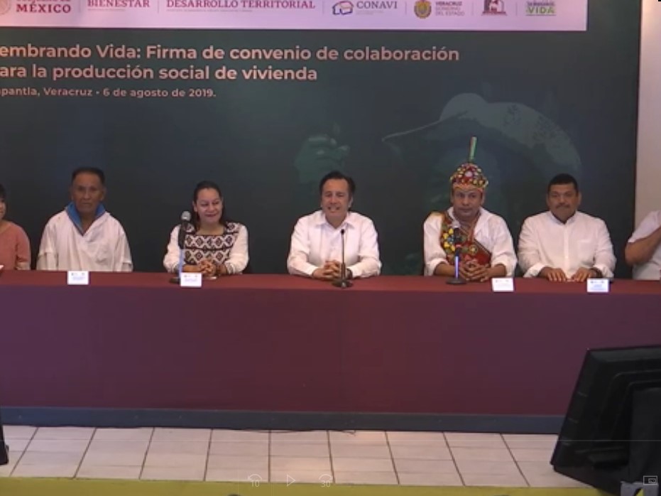 Secretaría de Bienestar y Gobierno de Veracruz beneficiarán con viviendas a 50 comunidades