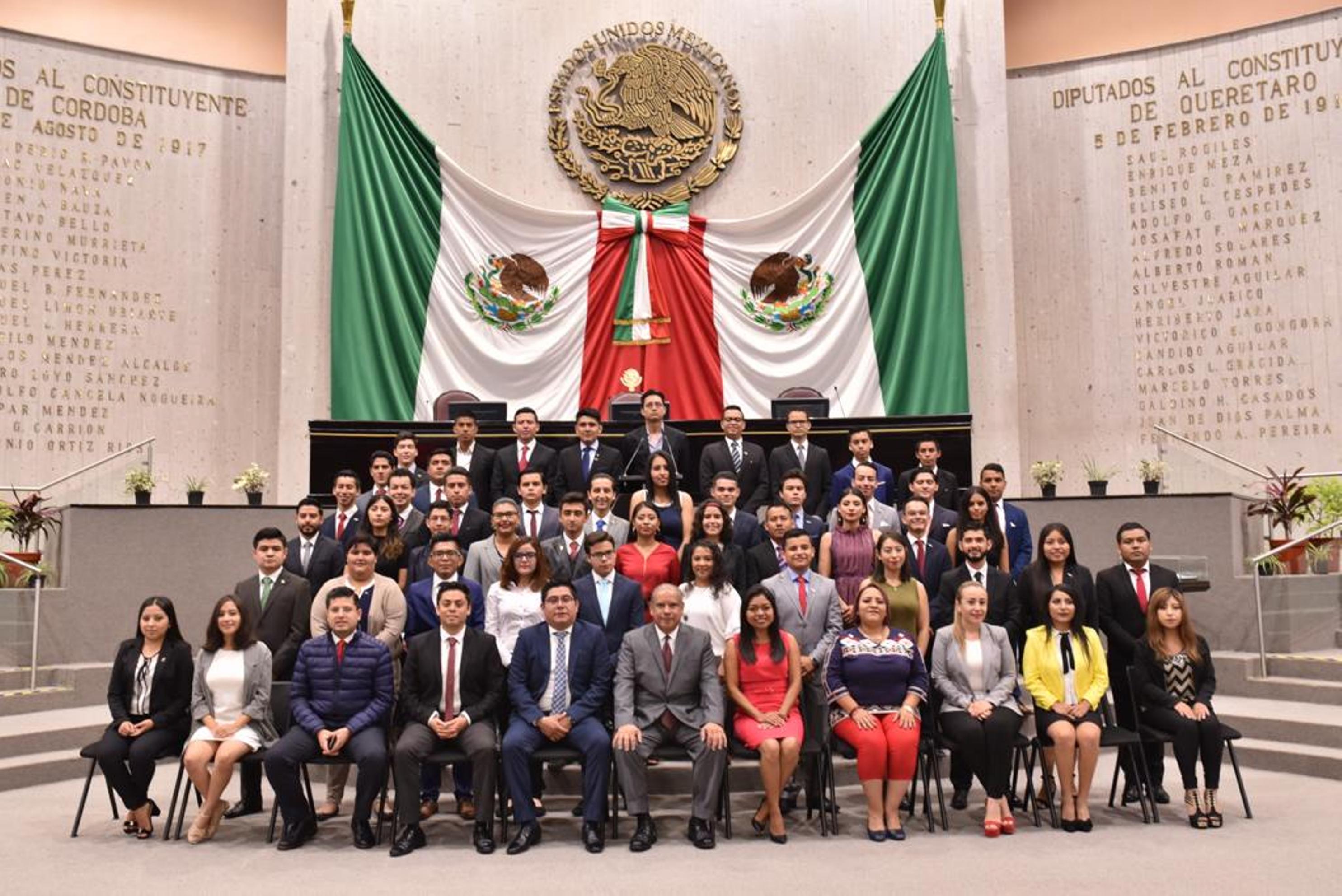 Sesiona el Parlamento de la Juventud Veracruzana 2019