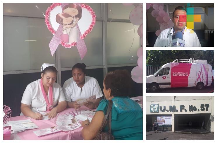 IMSS realiza mastografías en UMF 57 de Veracruz