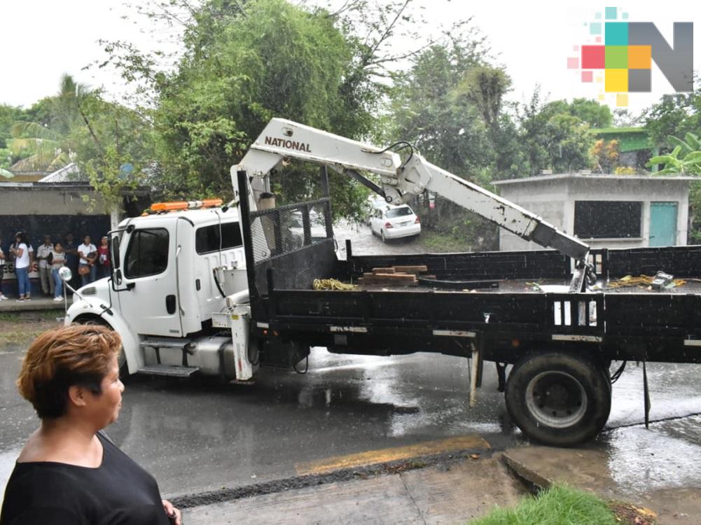 Inician rehabilitación de red eléctrica del CESER en Tantoyuca