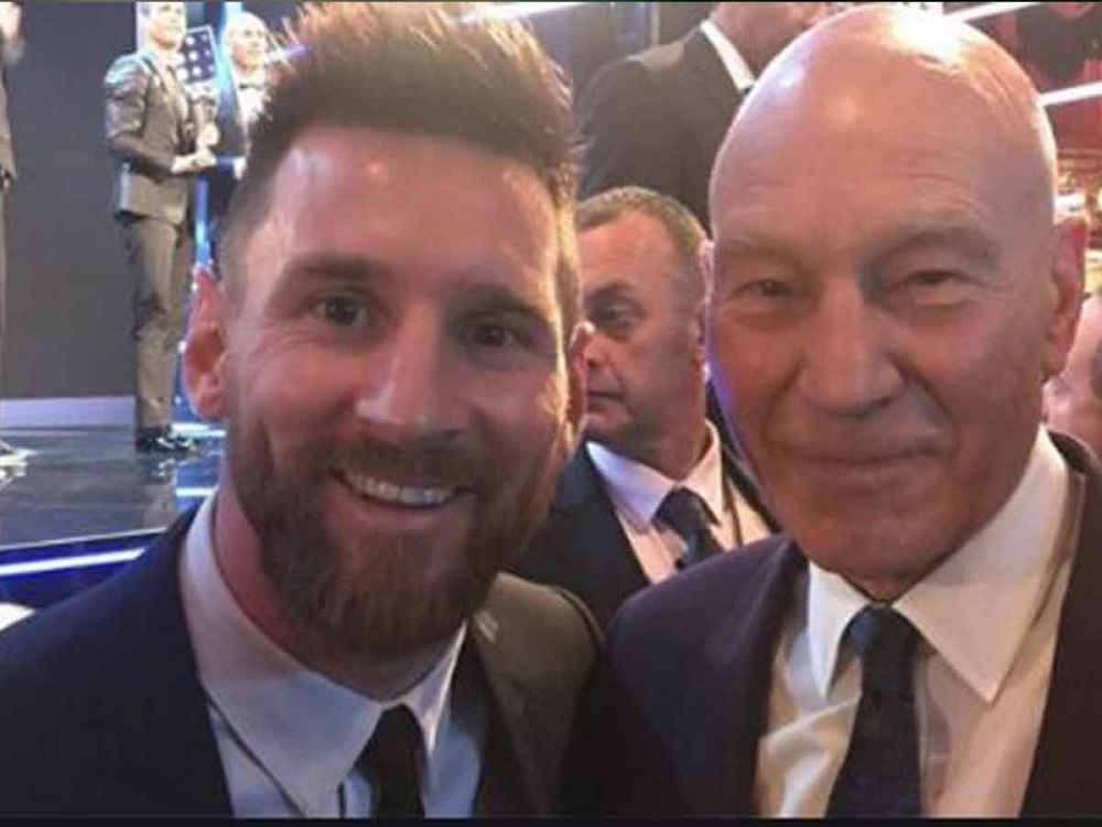 Patrick Stewart cuenta cómo pidió una foto a Lionel Messi