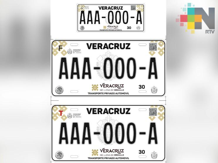 Cambio de placas no es obligatorio en Veracruz