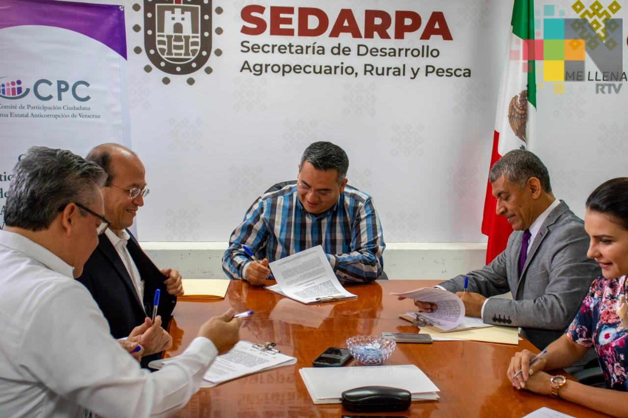 Busca Sedarpa erradicar corrupción en ejercicio de presupuesto