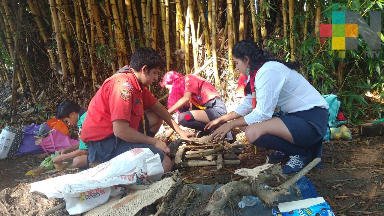 Scouts de Xalapa se preparan para Encuentro de Expresión y Arte Scout en Morelos