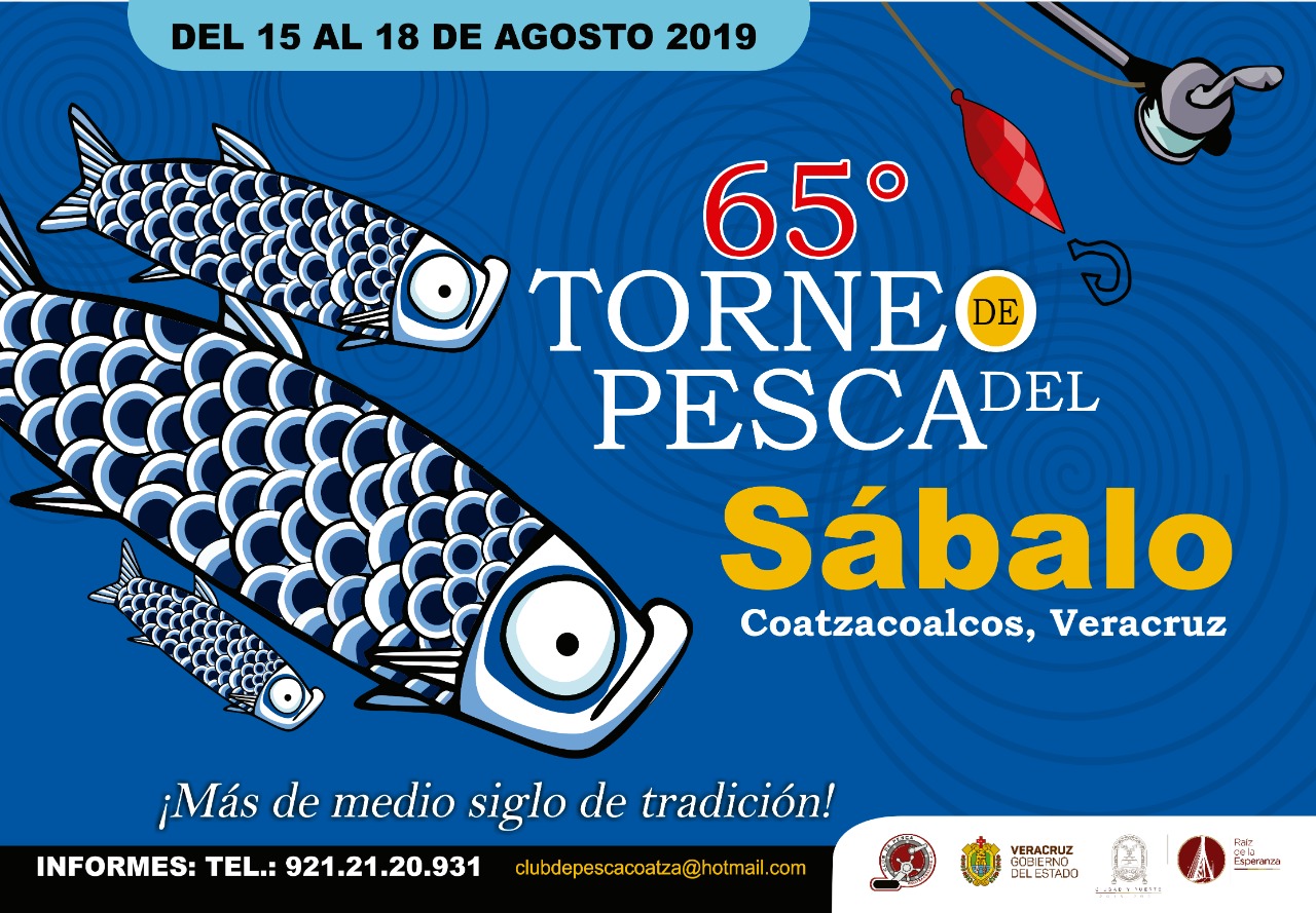 Invita Sectur al 65 Torneo de Pesca del Sábalo en Coatzacoalcos