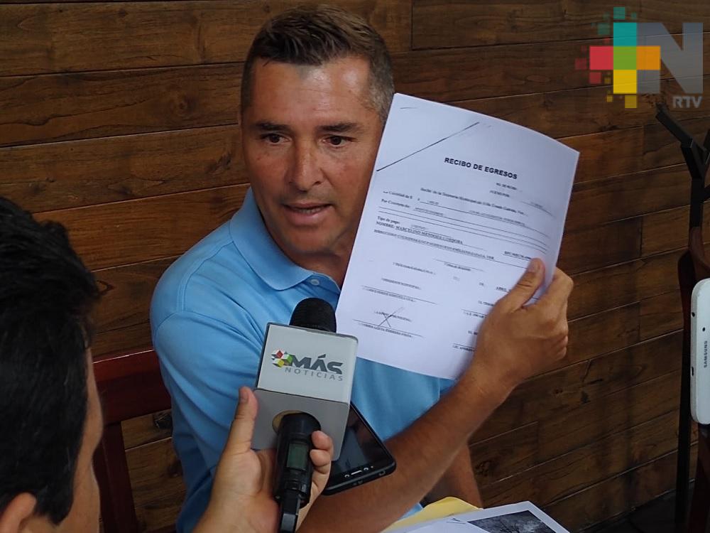 Acusan al alcalde de Úrsulo Galván por desvío de recursos