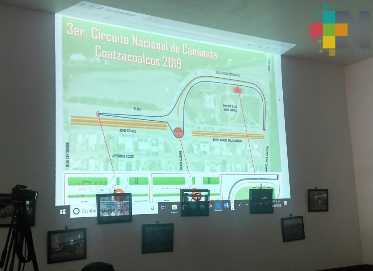 Todo listo para el Circuito Nacional de Caminata