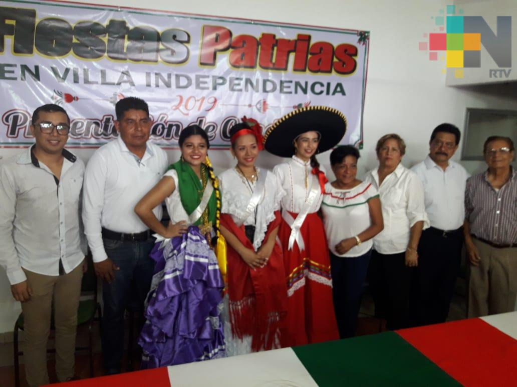 Anuncian fiestas patrias en Martínez de la Torre
