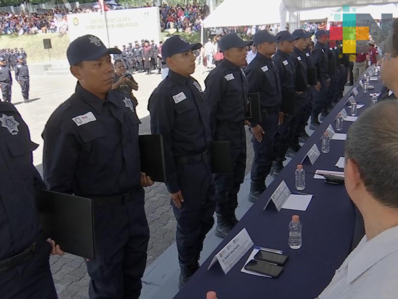 Se gradúan 277 nuevos elementos de formación para policía preventivo