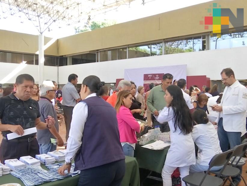 Trabajadores de la SEV participaron en jornada de salud