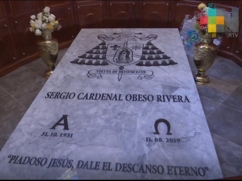 Se conmemoró el primer aniversario luctuoso del cardenal Sergio Obeso Rivera
