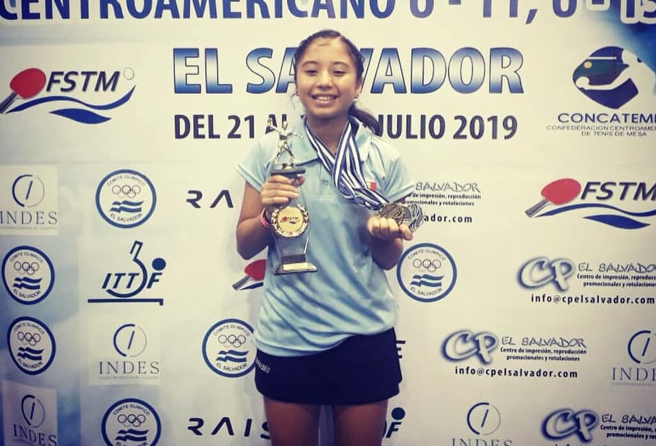 Motivada rumbo al Latinoamericano de Tenis de Mesa: Natalia Domínguez