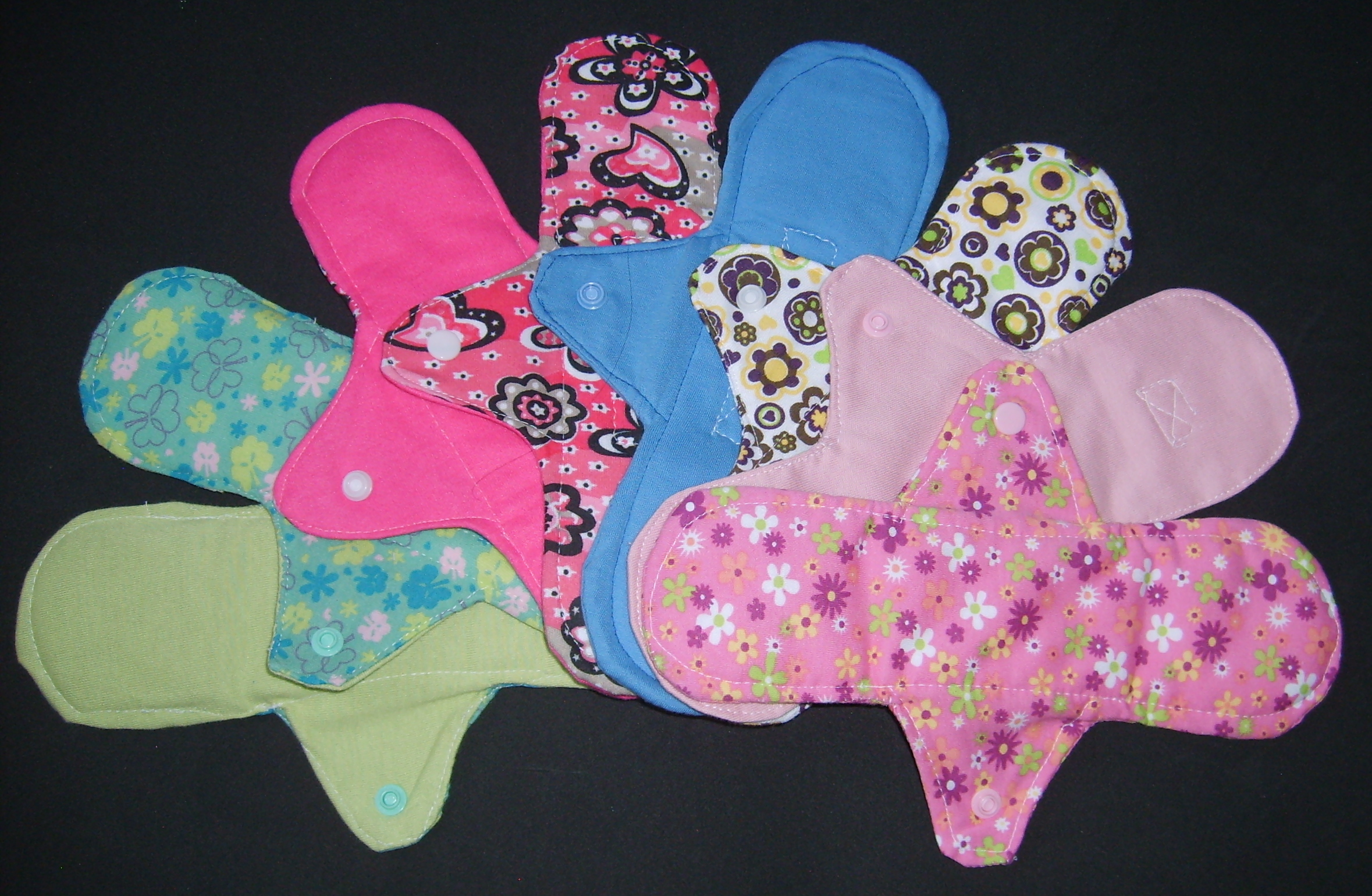 Toallas sanitarias de tela, medida para cuidar el ambiente