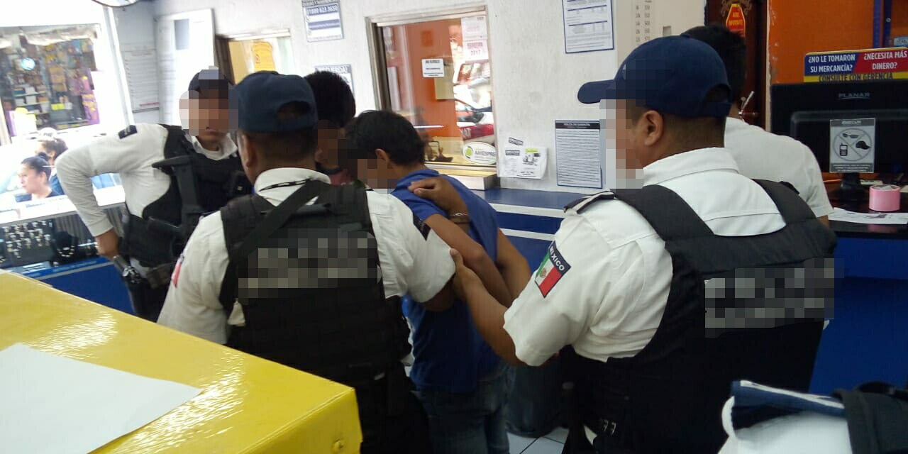 IPAX Orizaba interviene a tres personas por presunto robo