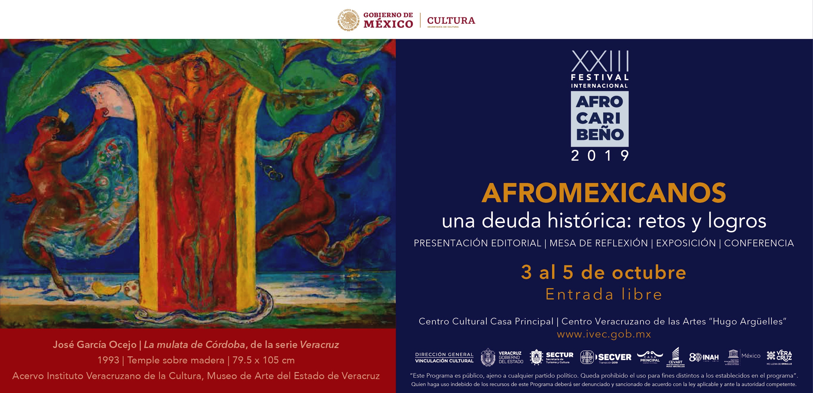 Presenta IVEC jornada académica “Afromexicanos. Una deuda histórica: retos y logros”