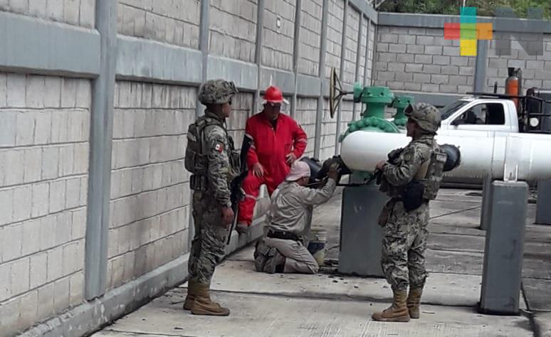 Asegura SEMAR toma clandestina y mil 500 litros de combustible en Veracruz y Puebla