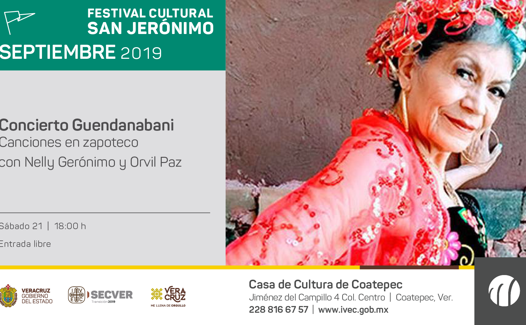 Participa IVEC en Festival Cultural Internacional San Jerónimo