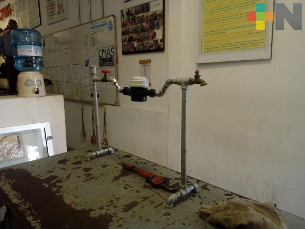 Se invertirán más de 13 mdp para cambia medidores de agua en Xalapa, anuncia CMAS