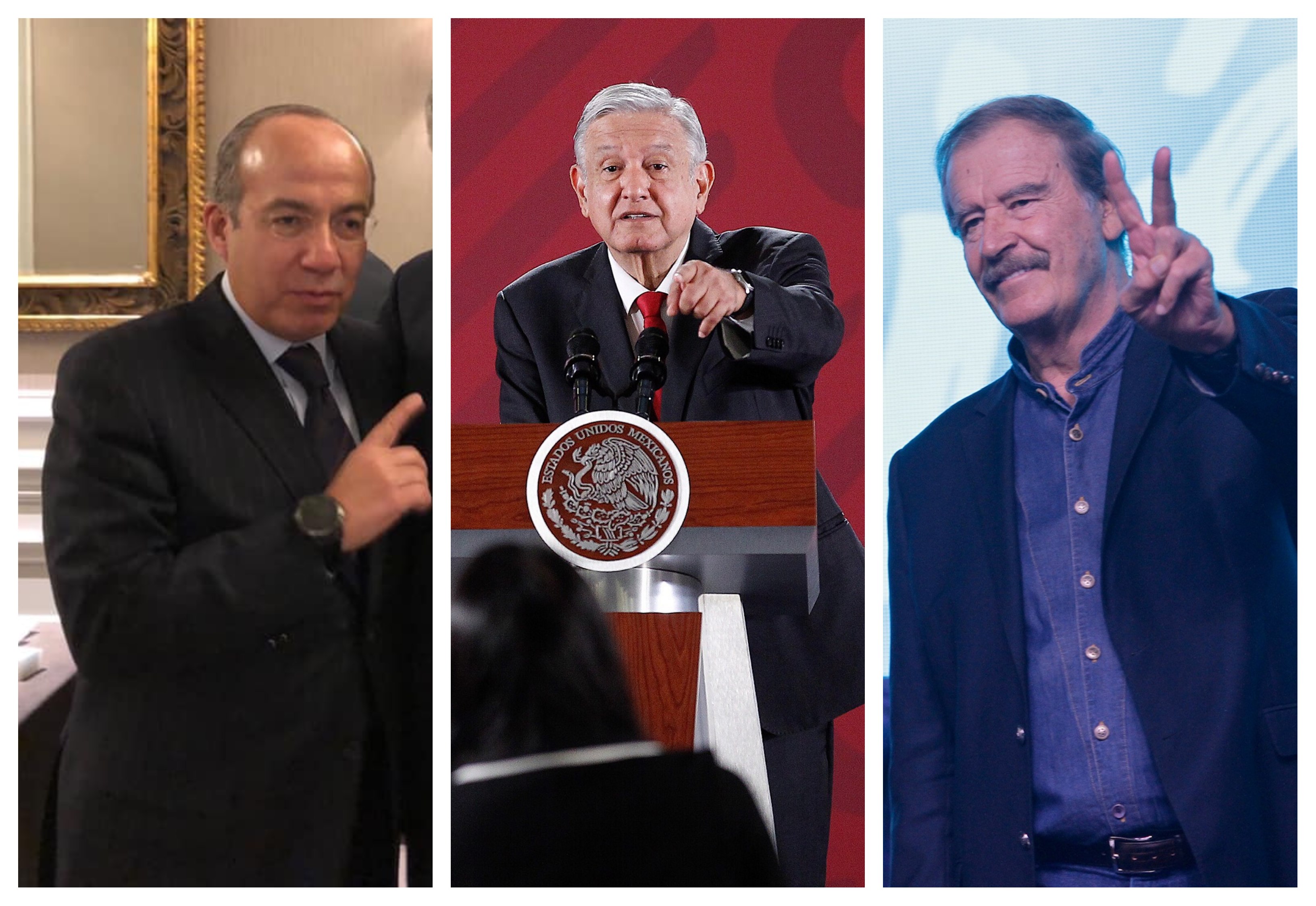 López Obrador descarta reunión con Fox y Calderón