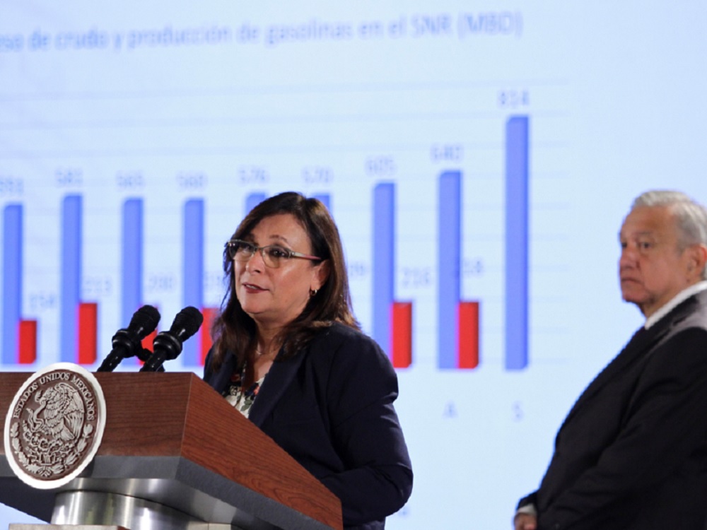 Crece producción de combustible tras rehabilitación de refinerías: Nahle