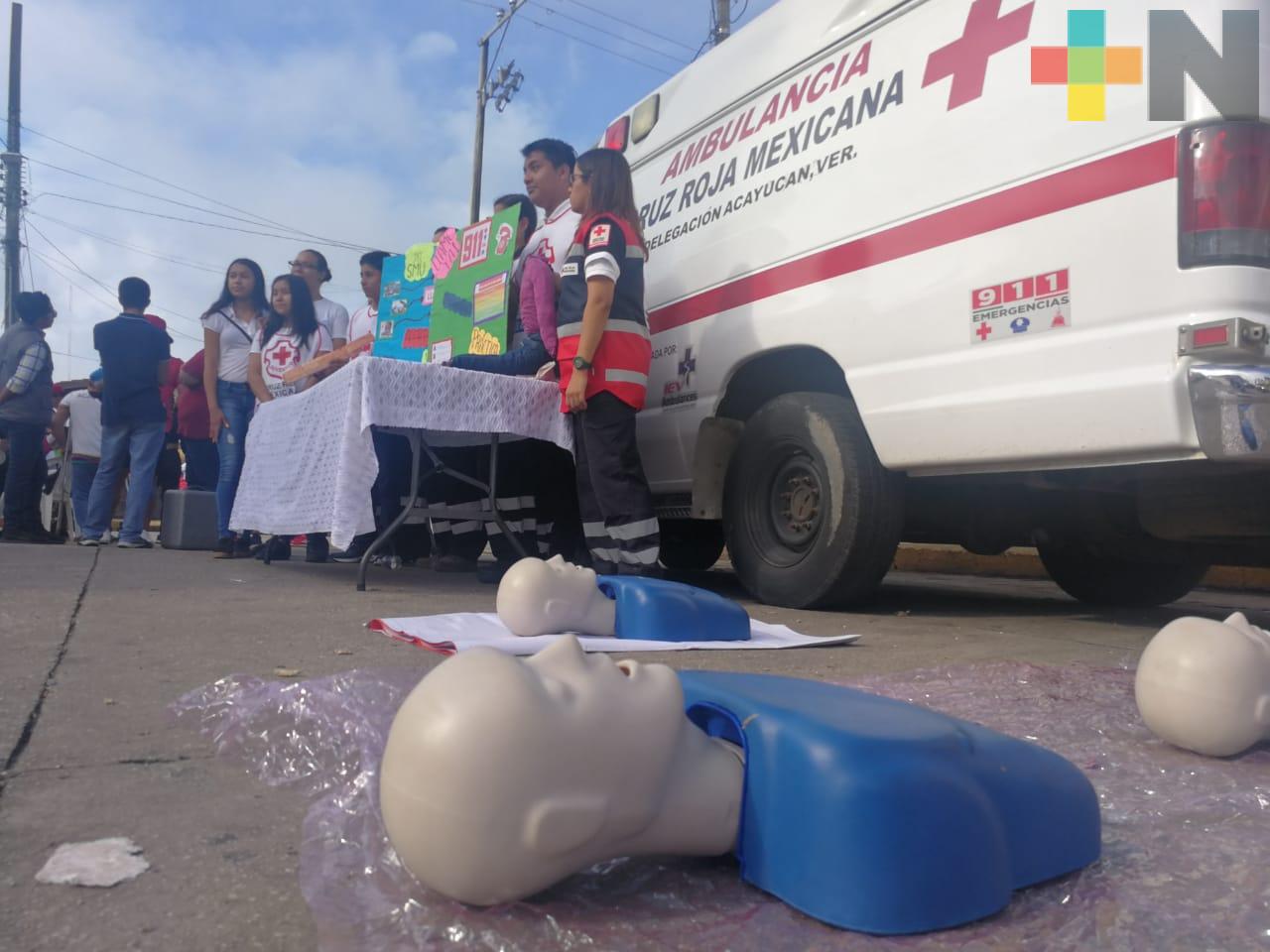 También Cruz Roja de Acayucan necesita apoyo para continuar atendiendo emergencias
