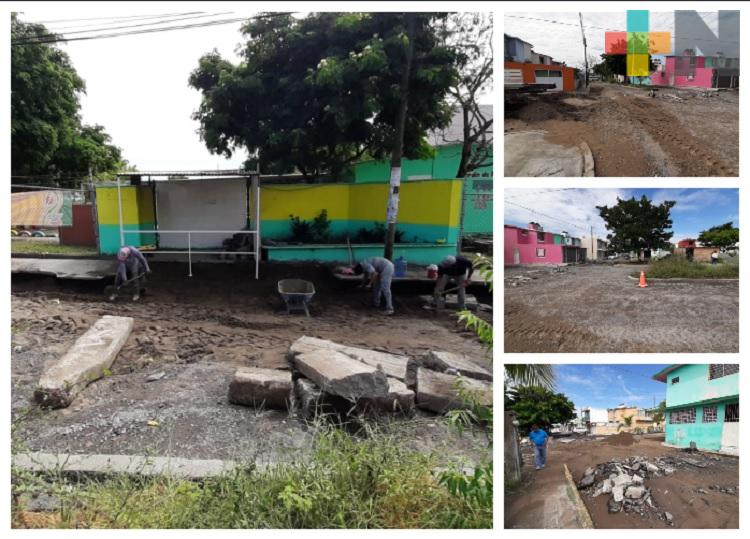 Deslave de tierra afecta a Jardín de Niños del municipio de Veracruz