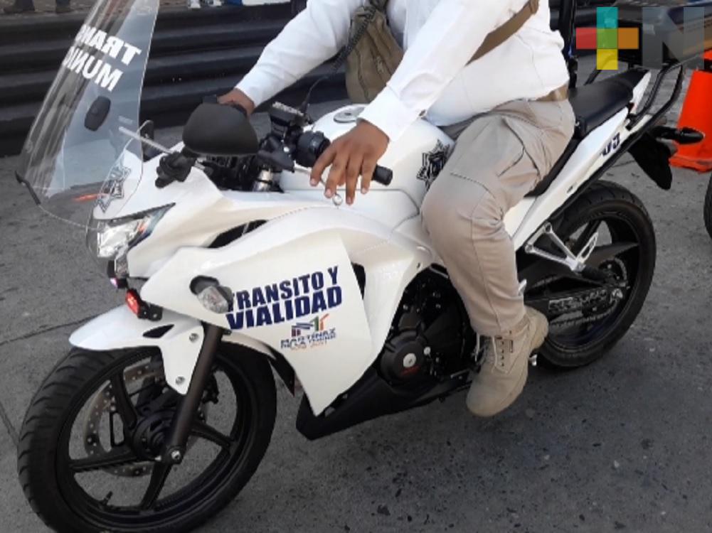 Entregan motocicletas patrullas a la Delegación de Tránsito de Martínez de la Torre