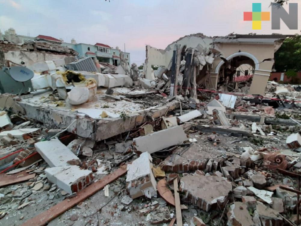 Incorrecta instalación en sistema de gas causó explosión en restaurante de Boca del Río