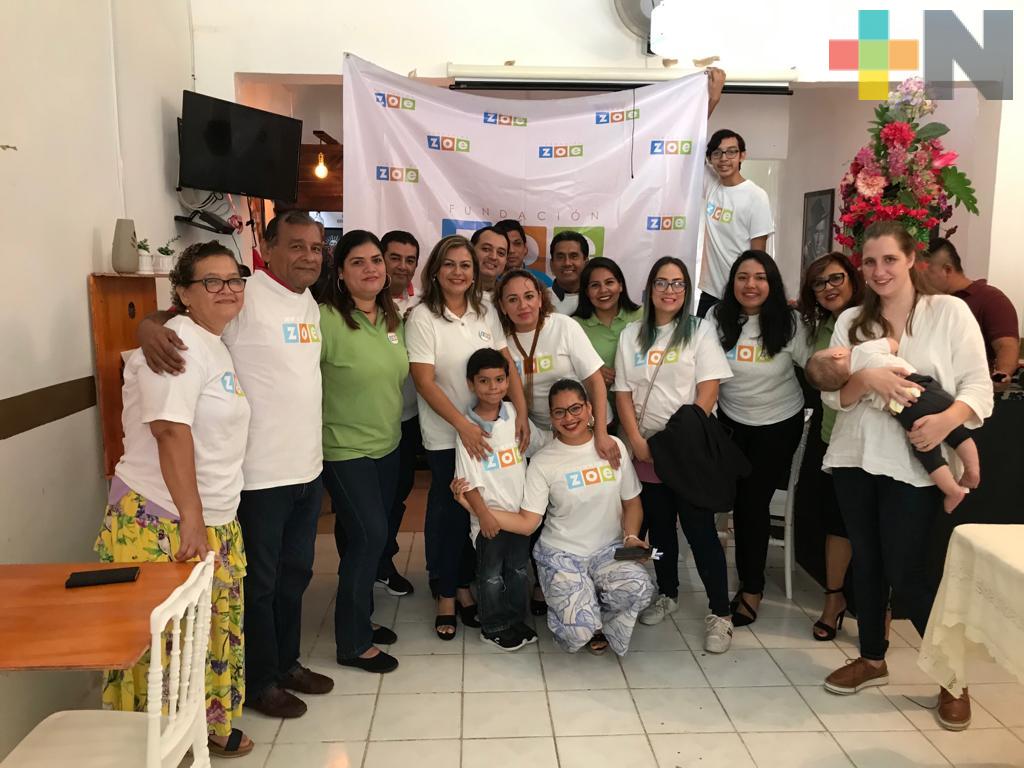 Surge la Fundación Zoe para atender a niños en situación vulnerable, en Coatzacoalcos