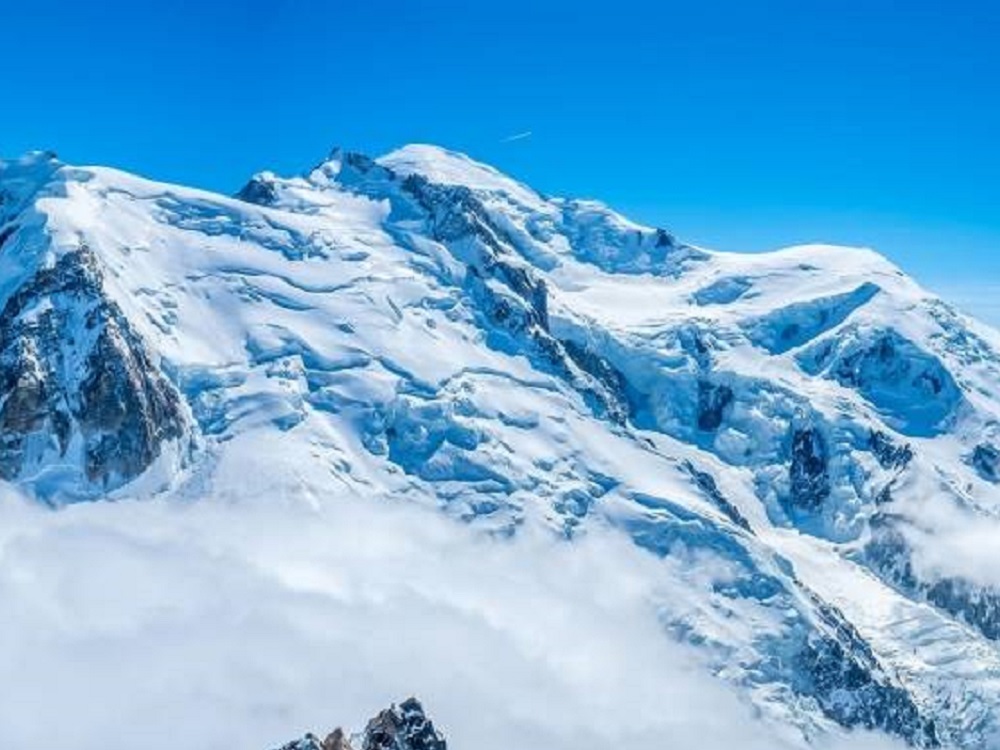 Glaciar Planpincieux en Mont Blanc a punto de colapsar