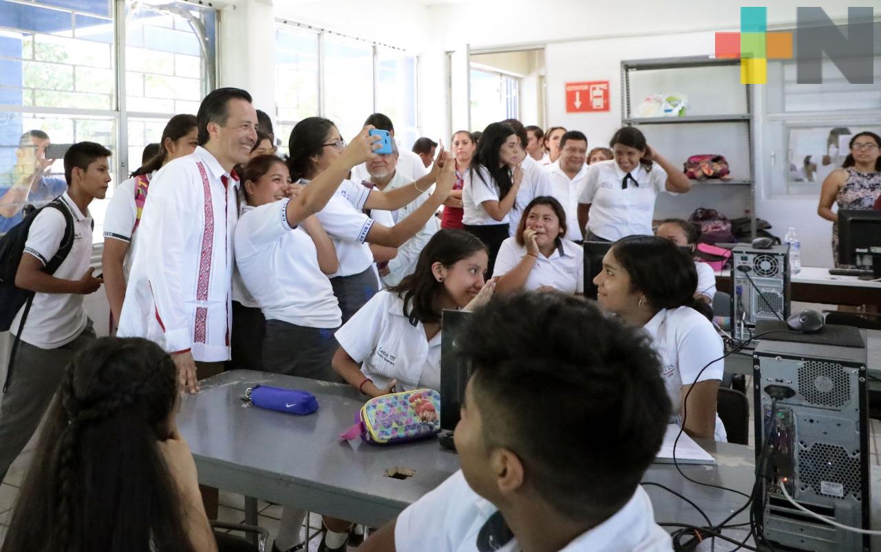 Más de 400 obras de infraestructura educativa se entregarán en Veracruz: Gobernador Cuitláhuac García