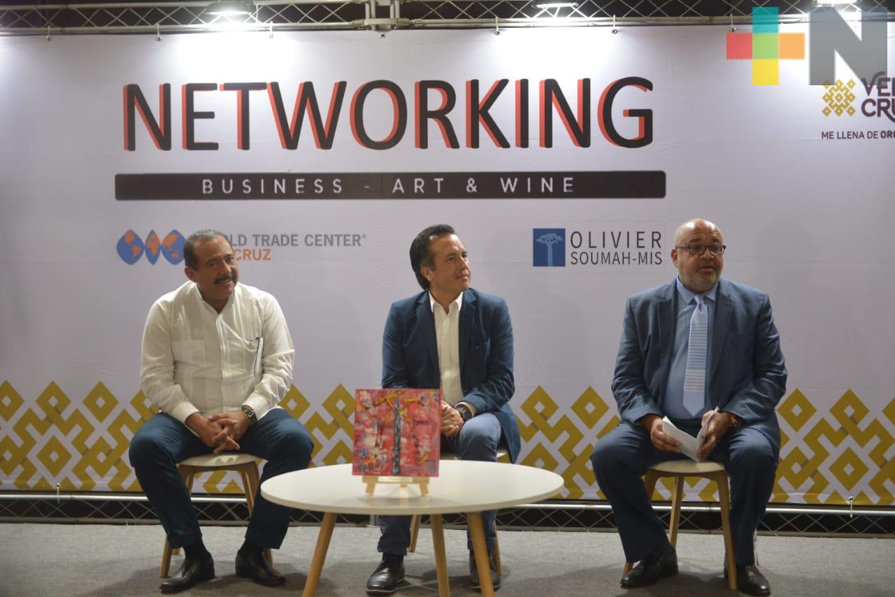 Inaugura gobernador Cuitláhuac García Primer Encuentro de Networking by WTC Veracruz