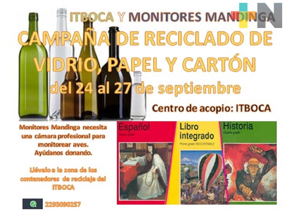 ITBoca y Monitores Mandinga realizarán colecta de material reciclable