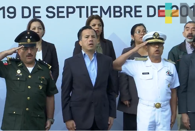 Encabeza gobernador de Veracruz Día Nacional de la Protección Civil
