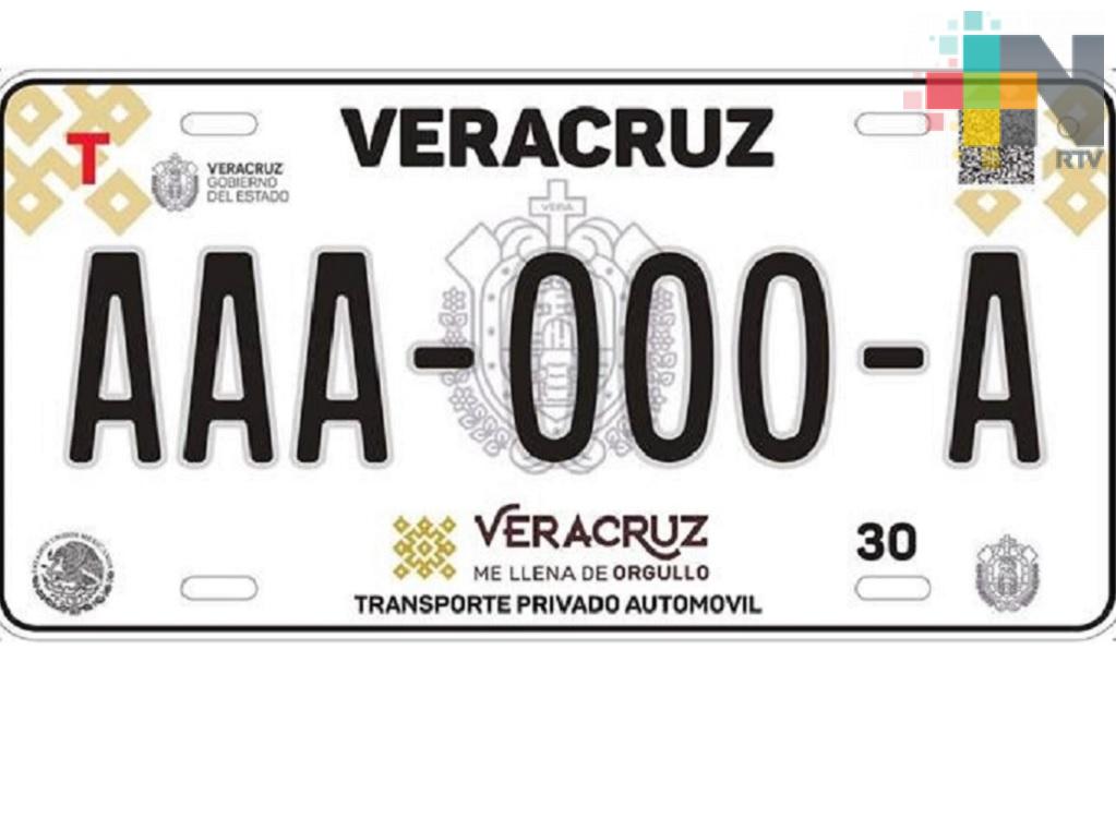 Adquirirá Gobierno de Veracruz nuevas placas para vehículos