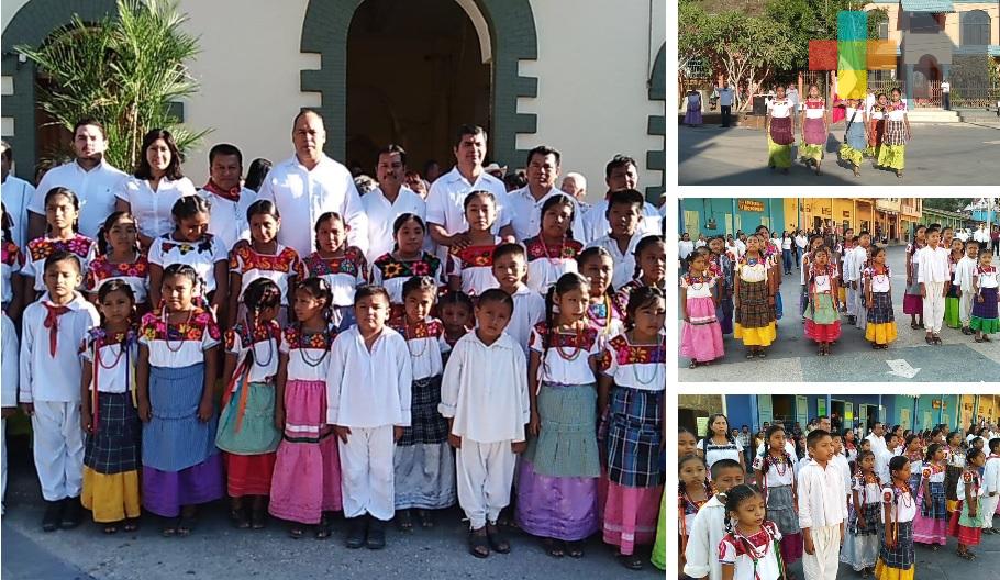 Primaria bilingüe realiza honores por festejo de la Independencia nacional