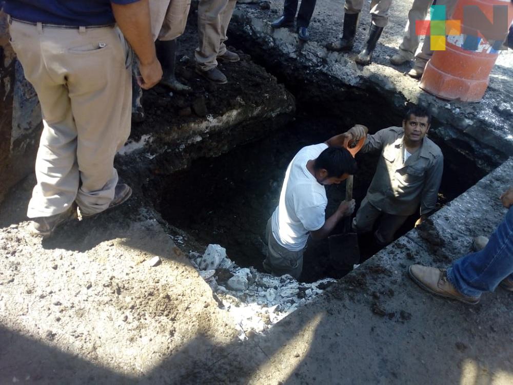 Por fracturas en tubería, suspenderán servicio de agua potable en Xalapa