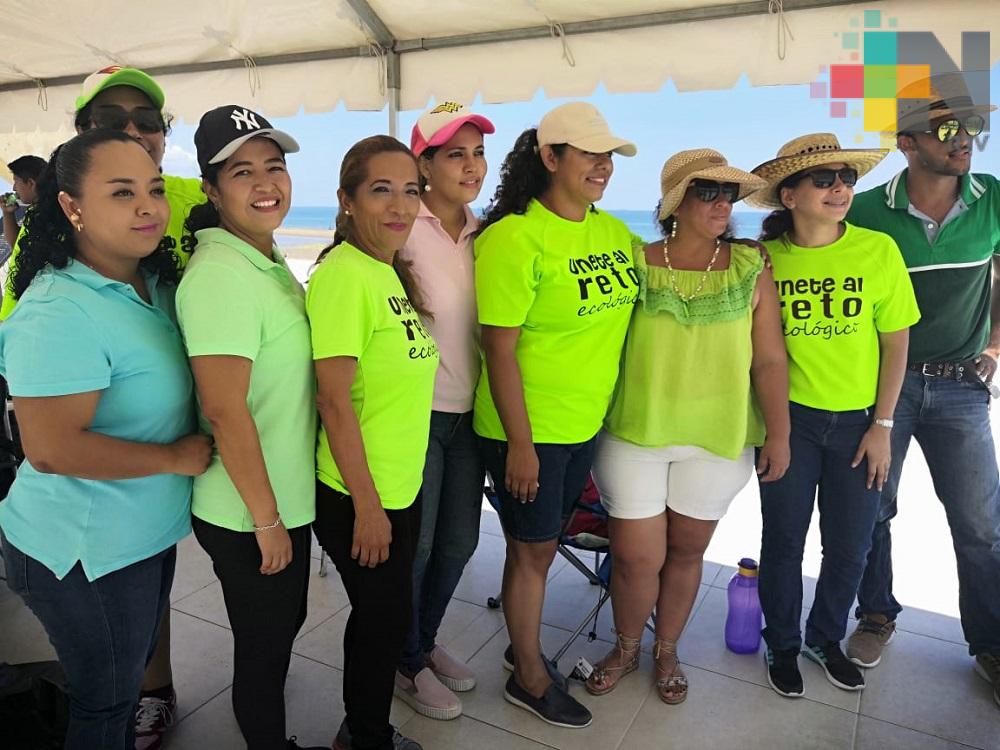 Realizan reto ecológico en Coatzacoalcos para apoyar a escuela primaria