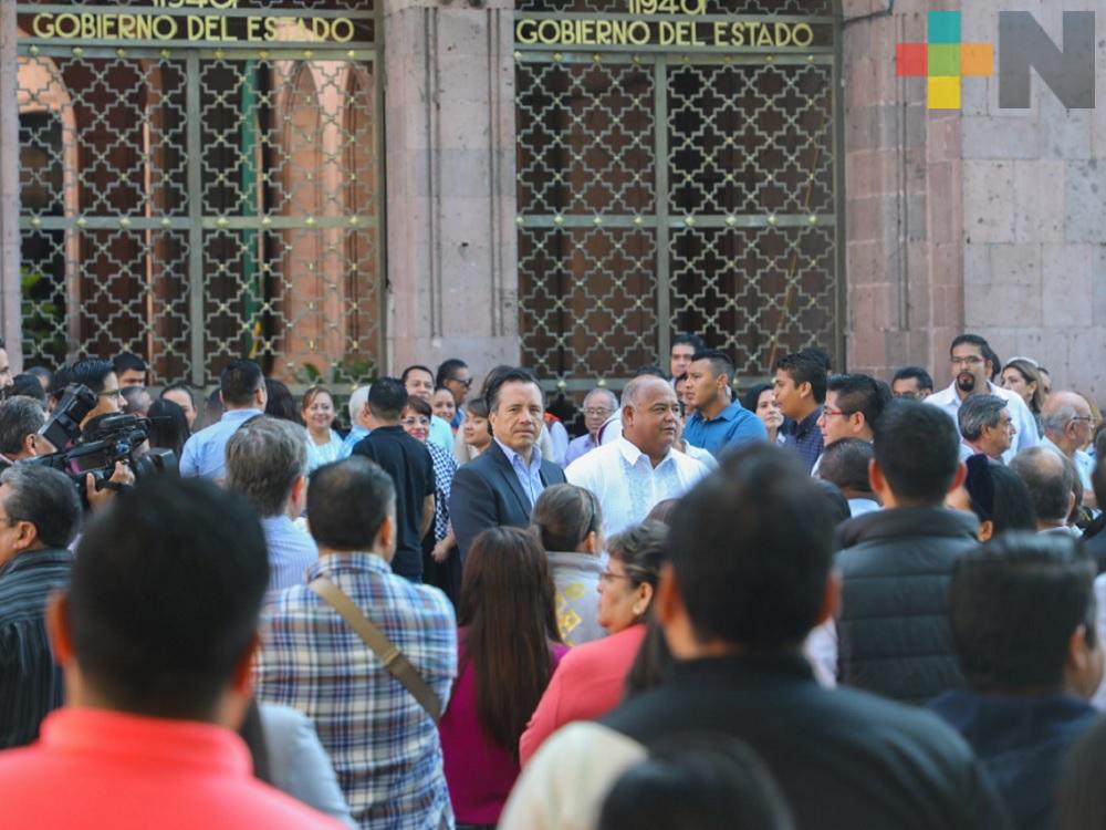 Rememora Gobierno de Veracruz a víctimas de los sismos de 1985 y 2017