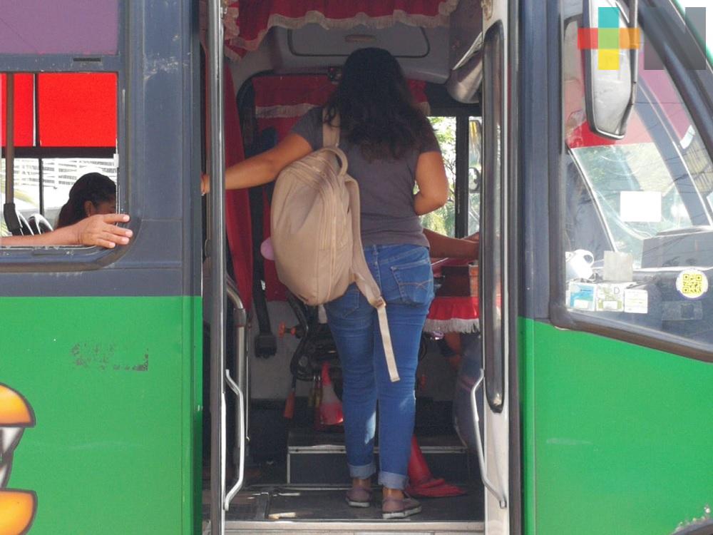 Desmienten incremento en pasaje de estudiantes y personas de la tercera edad en Coatzacoalcos