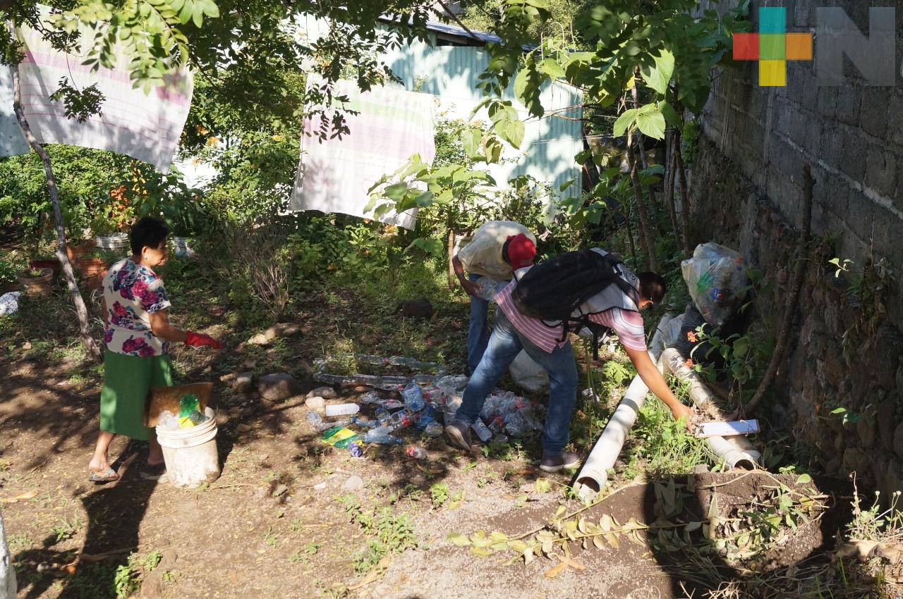 Refuerza Secretaría de Salud acciones contra el dengue, en San Andrés Tuxtla