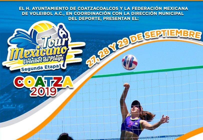 Coatzacoalcos recibirá el Tour Mexicano de Voleibol de Playa