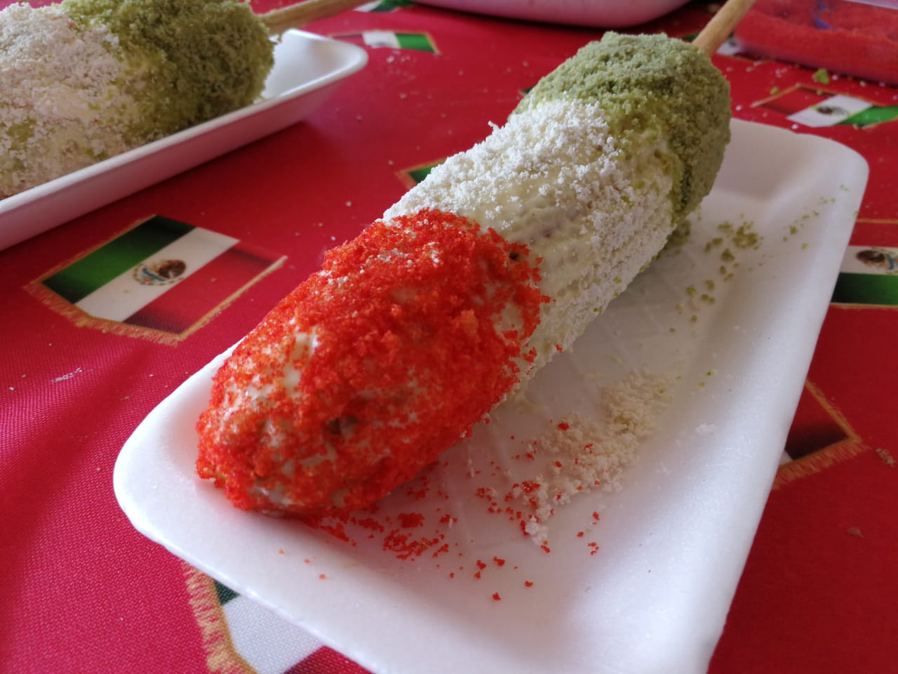 Elote tricolor, Coatzacoalcos