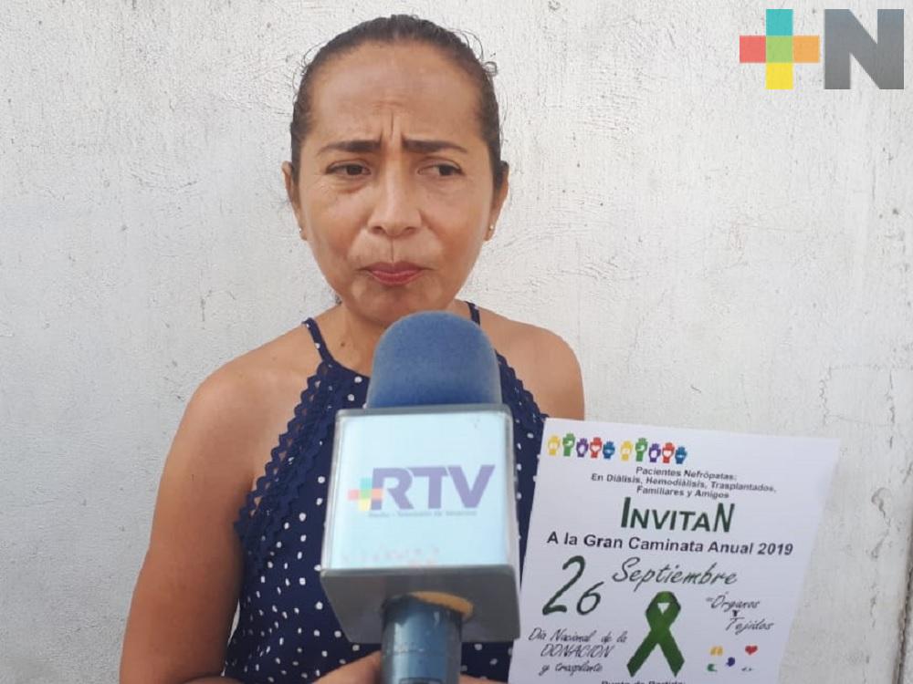 Invitan a caminata para concientizar a población en la donación de órganos