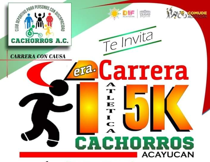 Este domingo, la Carrera Atlética Cachorros Acayucan 5K