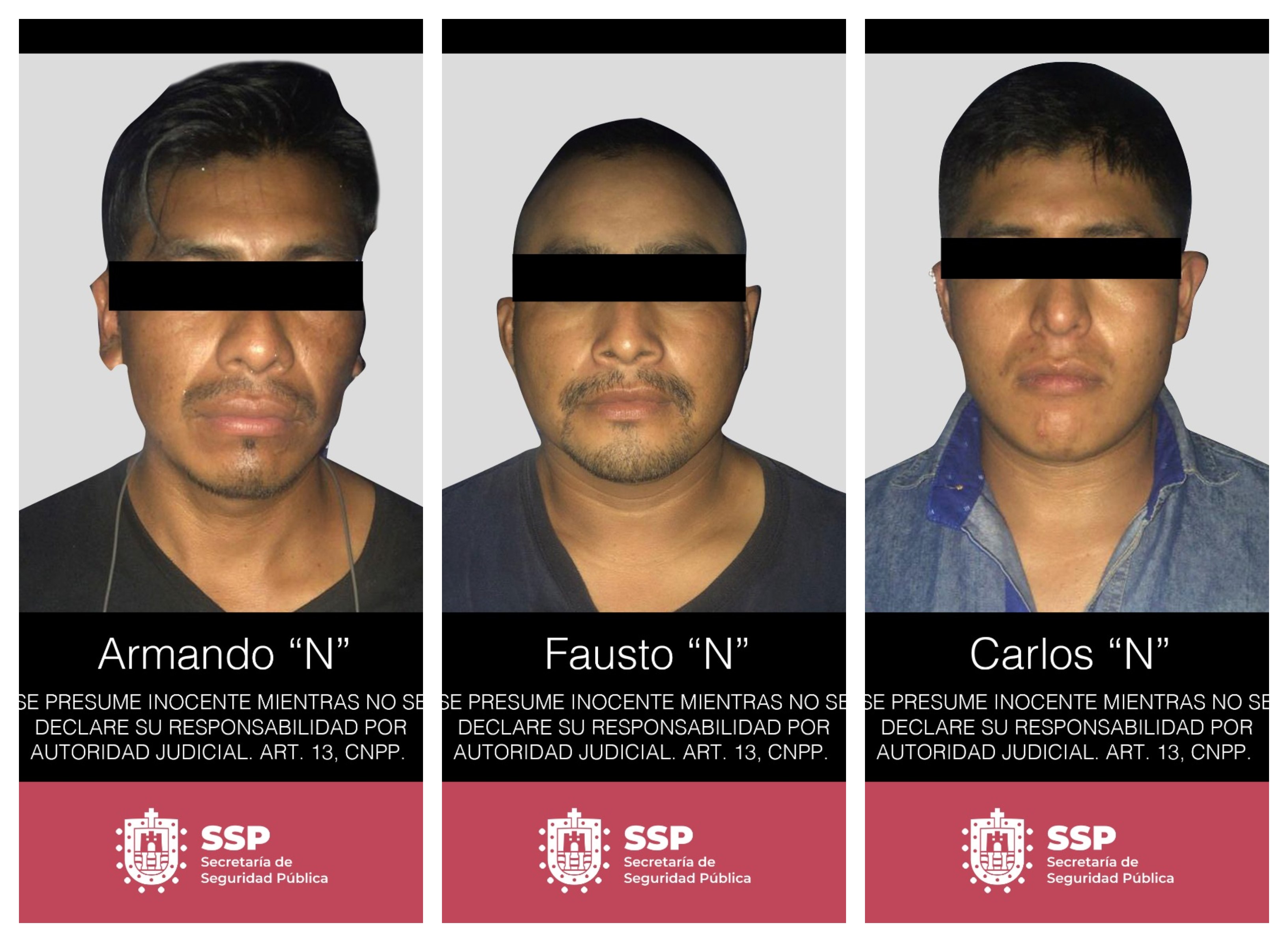 En Acayucan, captura SSP a presuntos traficantes de personas
