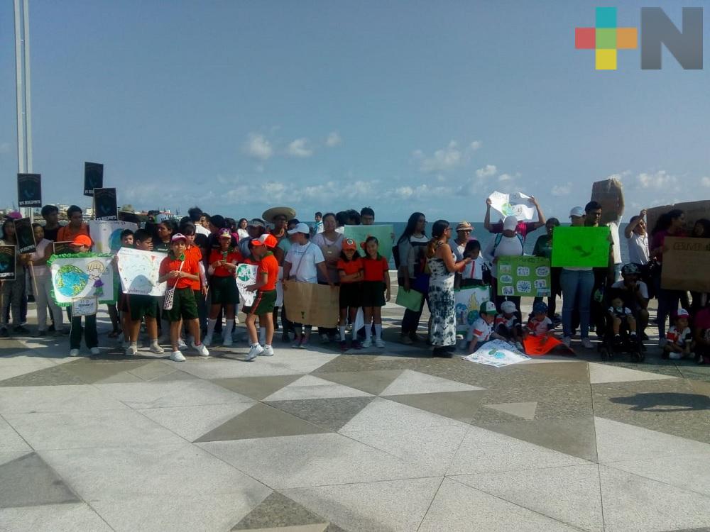 Municipio de Veracruz se suma a protesta pacífica por el cambio climático